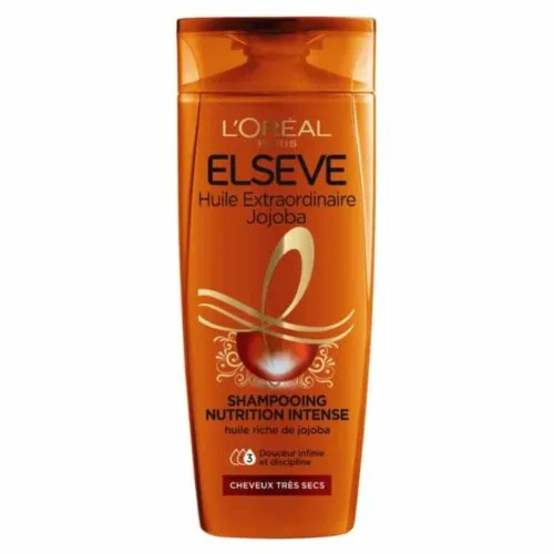 ELSEVE Huile Extraordinaire Jojoba Shampoing Nutrition Intense 400ml