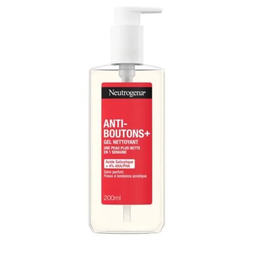 NEUTROGENA Gel Nettoyant Anti-Boutons+ 200ml