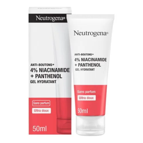 NEUTROGENA Gel Hydratant Anti-Boutons+ 4 % Niacinamide + Panthenol 50ml