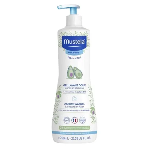 MUSTELA Gel Lavant Doux Avocat 750ml