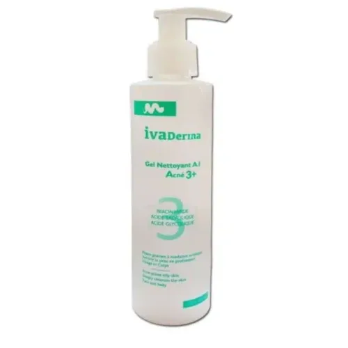 IVADERMA Gel Nettoyant A.i Acne 3+ 200ml