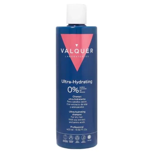 VALQUER Shampoing Ultra-Hydratant Cheveux Secs 400ml