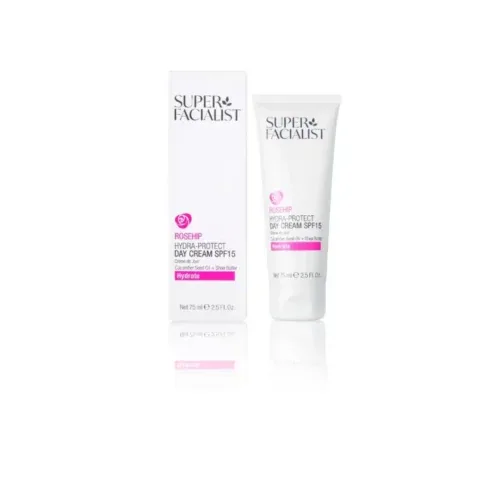 SUPER FACIALIST Rosehip Hydra-Protect Day Cream SPF15 75ml