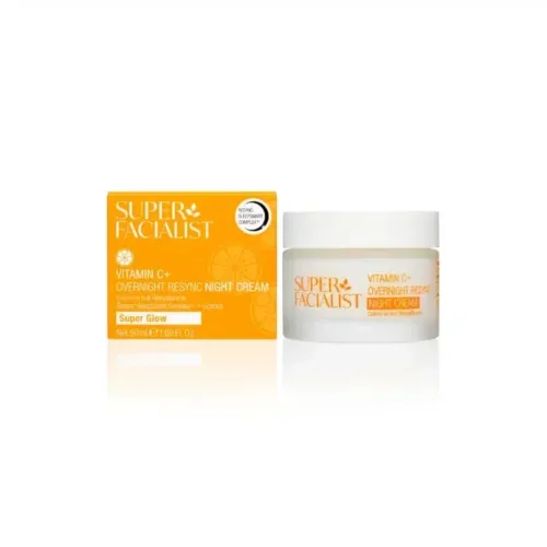 SUPER FACIALIST Vitamin C+ Overnight Resync Night Cream 50ml