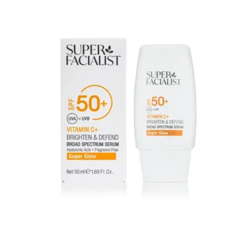 SUPER FACIALIST Vitamine C+ Brighten et Defend Broad Spectrum Serum SPF50+ 50ml
