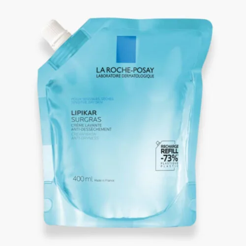 LA ROCHE-POSAY Lipikar Surgas Creme Lavante Ecorecharge 400ml