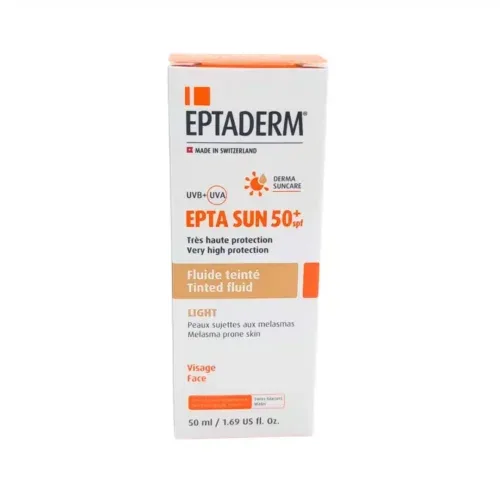 EPTADERM Epta Sun SPF50+ Fluide Teinte Light 50ml