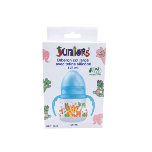 JUNIORS Biberons Col Large avec Poignet 125ml