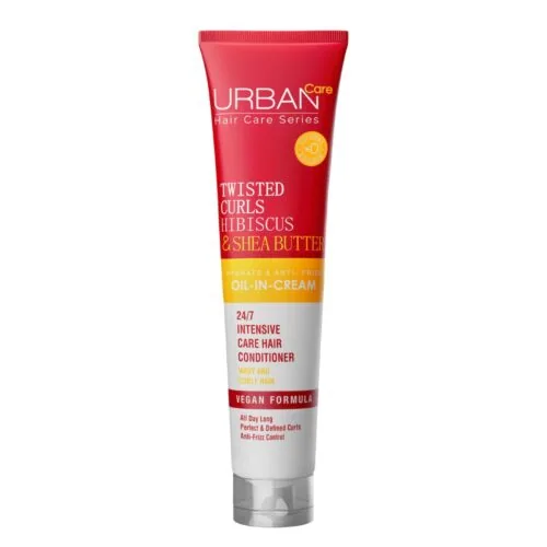 URBAN CARE Twisted Curls Hibiscus et Shea Butter Oil In Cream 175ml