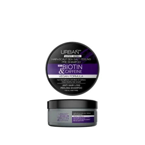 URBAN CARE Biotin et Coffeine N°2 Sea Salt Peeling Apres-Shampoo 200g