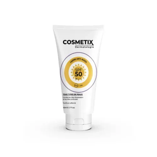 COSMETIX Soin 2en1 Creme Anti-Rides SPF50 50ml