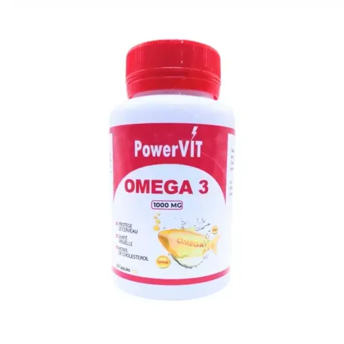 POWERVIT Omega 3 1000mg 60 Capsules