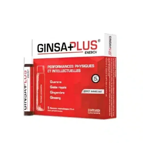 GINSAPLUS Energy Flacons 5x 25ml