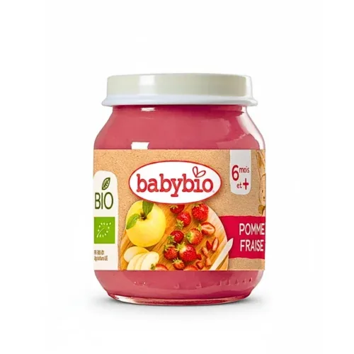 BABYBIO Petit Pot Pomme Fraise 130g