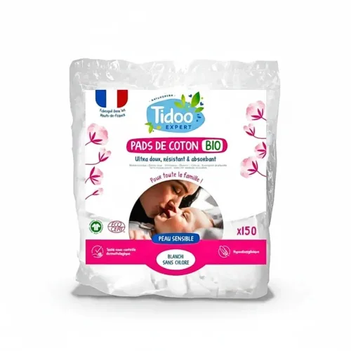 TIDOO Family Pads de Coton 150 Unites