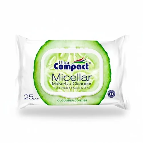 ULTRA COMPACT Lingettes Demaquillant Micellair 25 Pieces