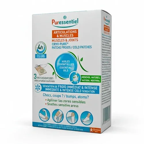 PURESSENTIEL Articulations et Muscles Cryo Pure Patchs Froids 3un