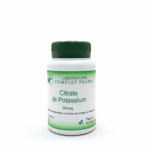 COMPLET PHARM LAB Citrate de Potassium 500mg 60 Gelules