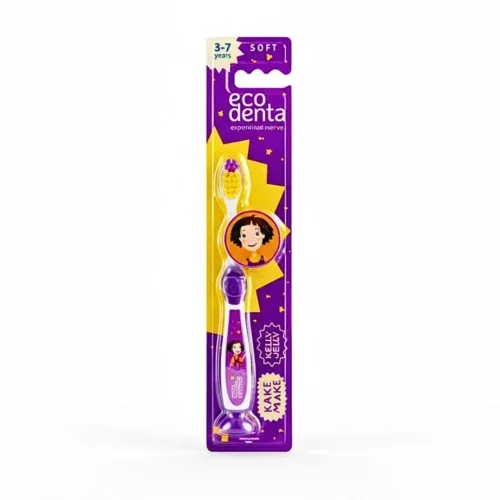ECODENTA Brosse a Dents Kake Make Kids 3-7 Years