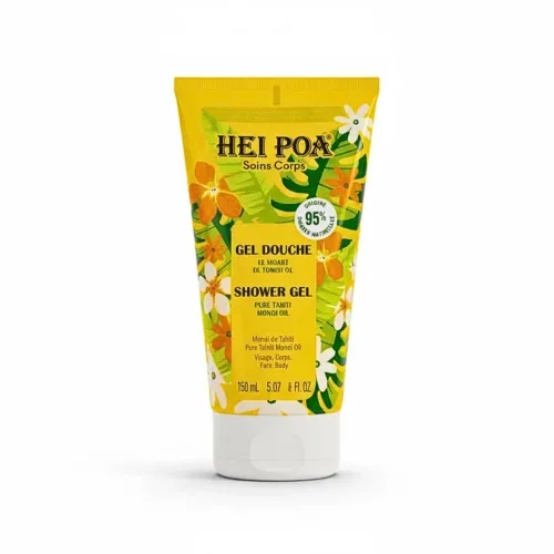 HEI POA Gel Douche au Monoi Tahiti Ao Visage et Corps 150ml
