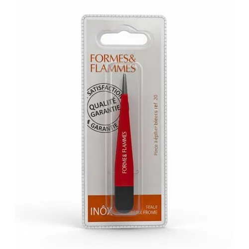 FORMES ET FLAMMES Pince a Echardes Acier Inox Pointus 10cm Refrence 20