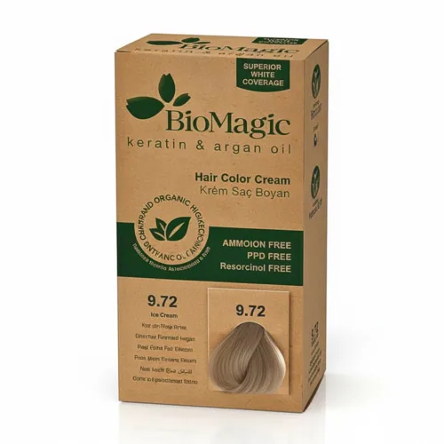 BIOMAGIC Color Cream 9/72 Blond Tres Clair Cendre