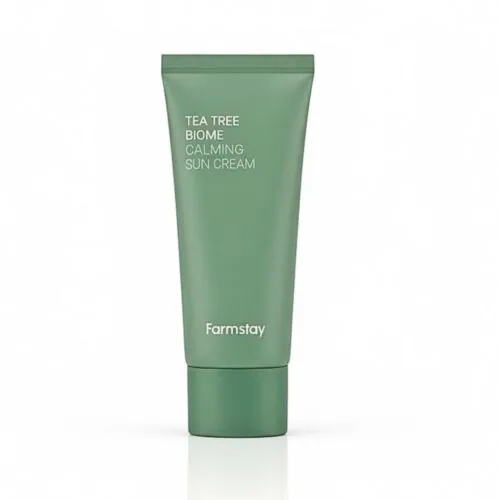 FARMSTAY Tea Tree Biome Calming Sun Cream 50g