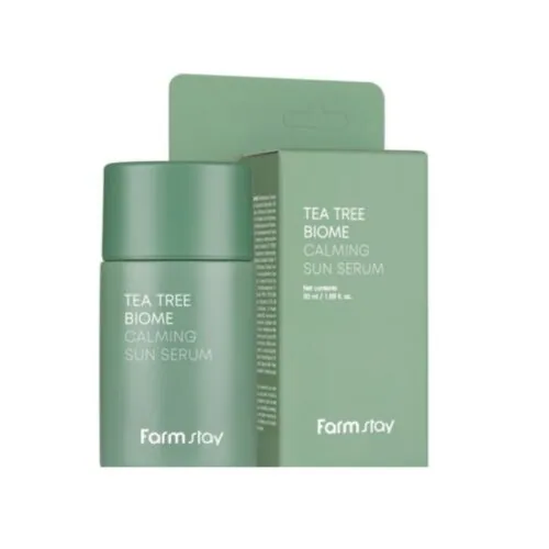 FARMSTAY Tea Tree Biome Calming Sun Serum 50ml