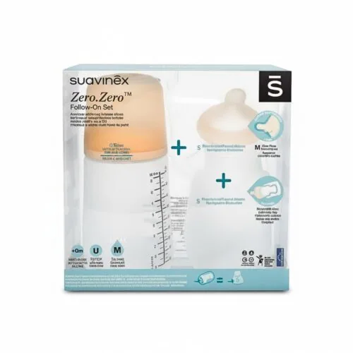 SUAVINEX Biberon Anti-Colique+Rechange Tetine+Rechange Poche 270ml
