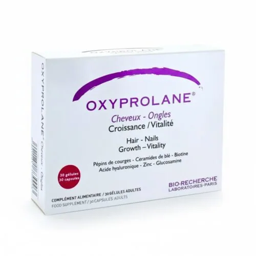 BIO-RECHERCHE Oxyprolane Cheveux et Ongles 30 Gelules