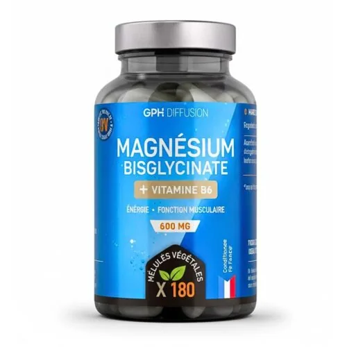 GPH DIFFUSION Magnesium Bisglycinate 180 Gelules
