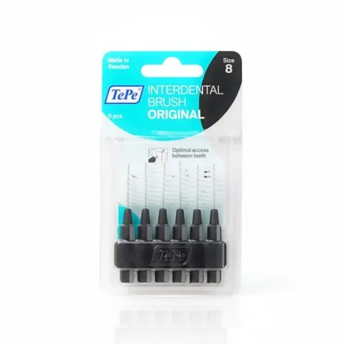 TEPE Interdental Brush Original Noire 1.5mm Taille 8 6u