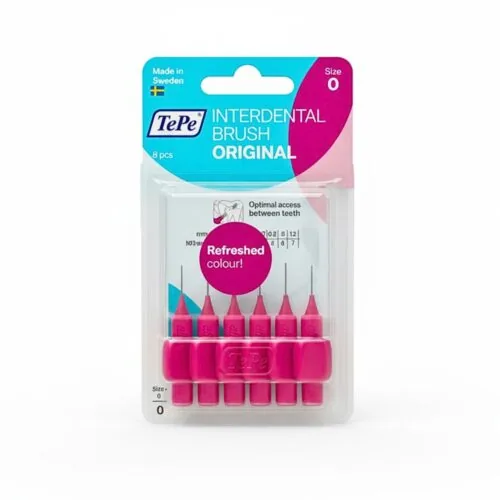 TEPE Interdental Brush Original Rose 0.4mm Taille 0 6u