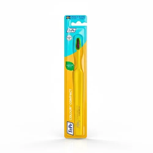 TEPE Tepe Brosse a Dents Colour Compact Jaune Extra Soft 1u