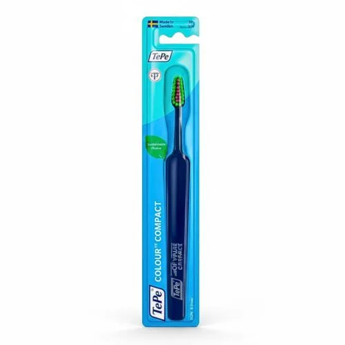 TEPE Tepe Brosse a Dents Colour Compact Bleu Fonce Extra Soft 1u