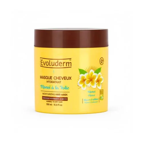 EVOLUDERM Masque Cheveux Monoi a la Folie 500Ml