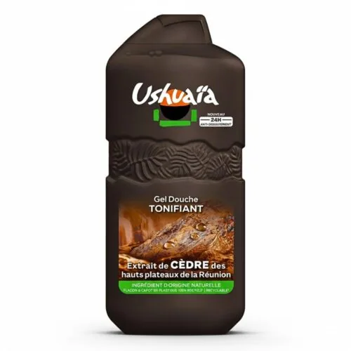 USHUAIA Gel Douche Tonifiante Cedre 280ml