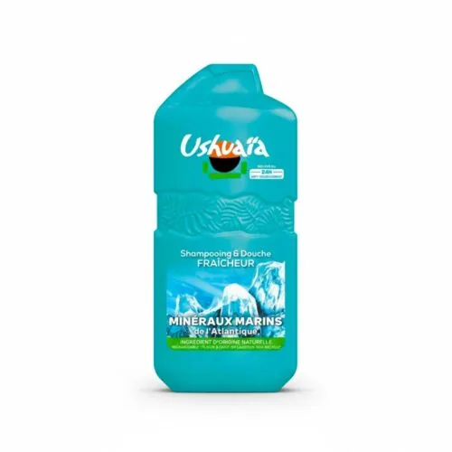 USHUAIA Shampoing et Douche Mineraux Marins 280ml