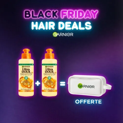GARNIER Ultra Doux Serum Hair Honey 2*200ml+Trousse Pack