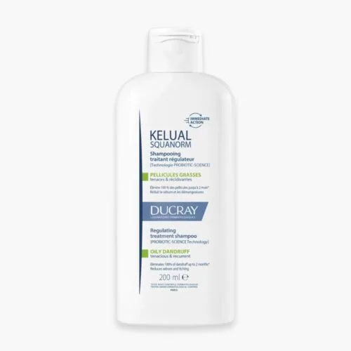 DUCRAY Kelual Squanorm Shampoing Traitant Anti-Pelliculaire Pellicules-Grasses 200ml