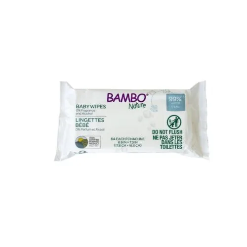 BAMBO Bambo Nature Lingettes Nature 64u