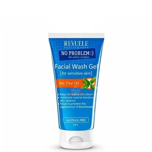 REVUELE No Problem Facial Wash Gel Tea Tree Oil 200Ml
