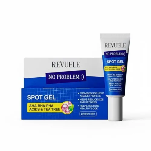 REVUELE No Problem Spot Gel Aha-Bha-Pha Acids et Tea Tree 25Ml