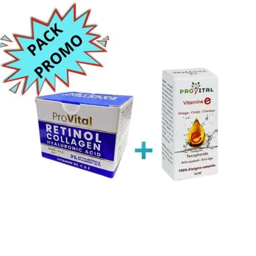 PRO VITAL Duo Pack Creme Retinol+Vitamine E Anti Age