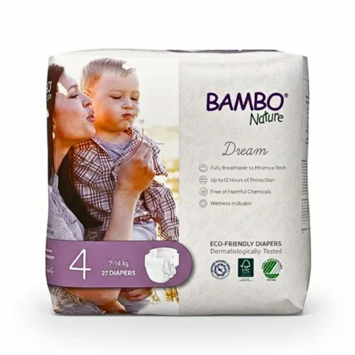 BAMBO NATURE Dream Taille 4 7-14kg 27 Unites