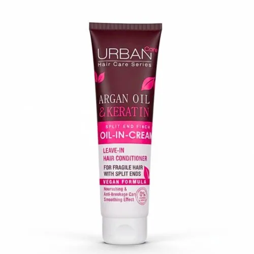 URBAN CARE Huile Cream Nourissant Argan et Keratin 150ml