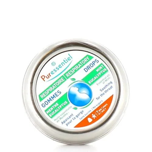 PURESSENTIEL Gommes Menthe-Eucalyptus Respiratoire 45gr