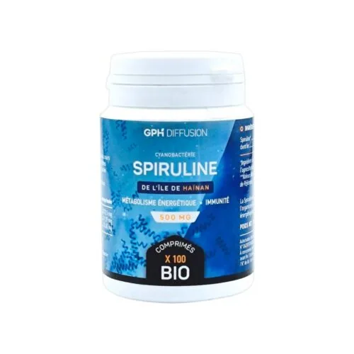 GPH DIFFUSION Spiruline Bio 100 Comprimes