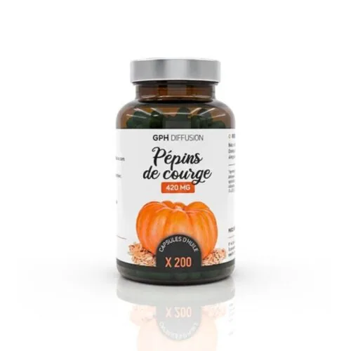 GPH DIFFUSION Pepins de Courge 200 Capsules