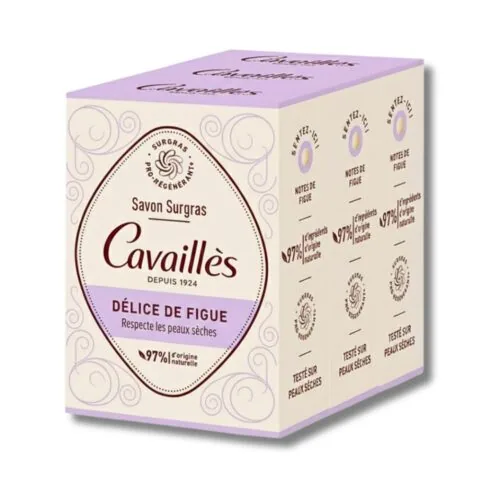 CAVAILLES Trio Savon Surgras Delice de Figue 200g
